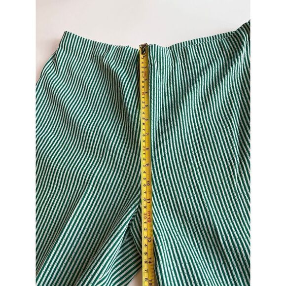 Prince of Dallas Paintsuit Green White Stripe Vintage 70’s Women’s M-XL - Picture 7 of 9